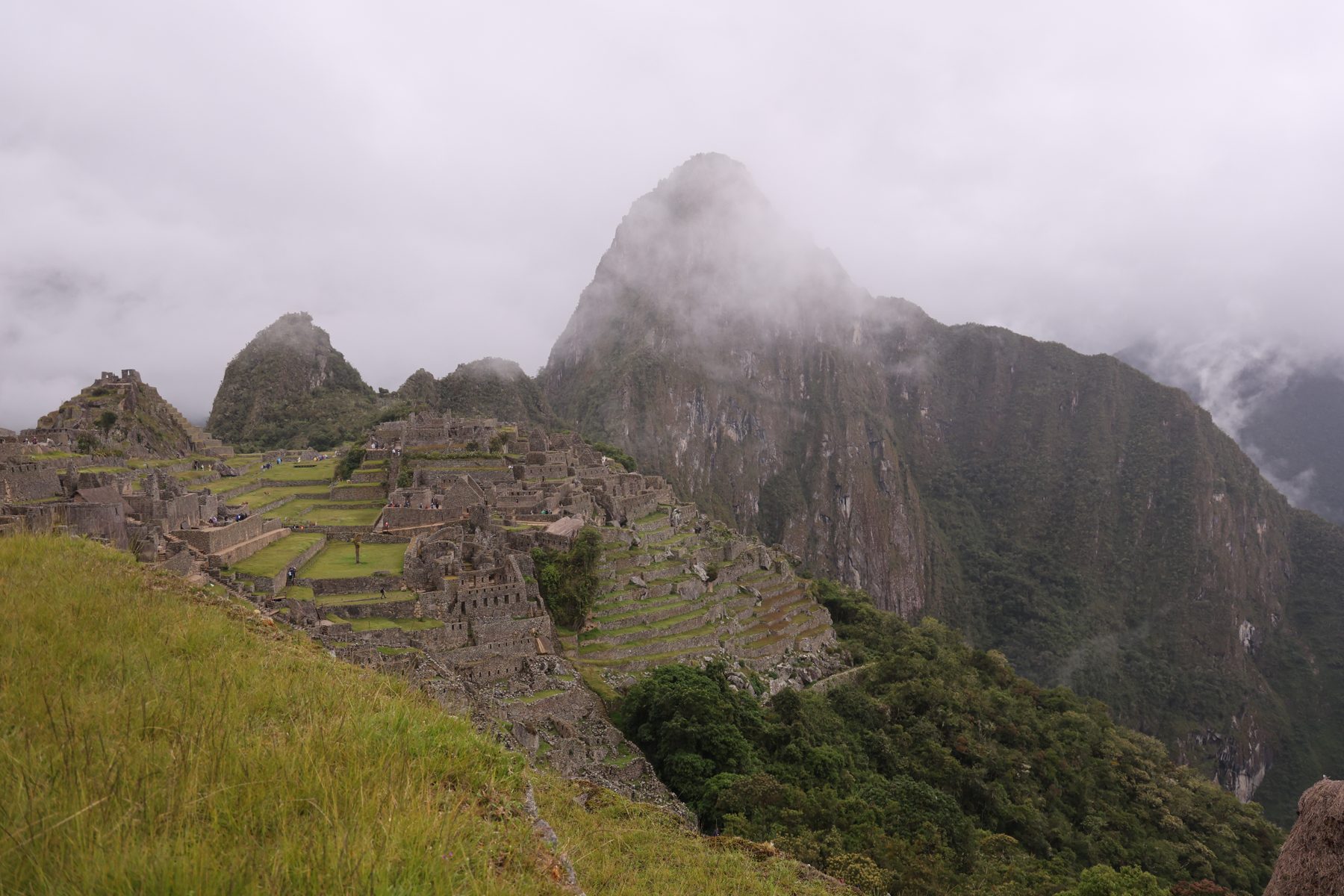 Machu Picchu in the clouds